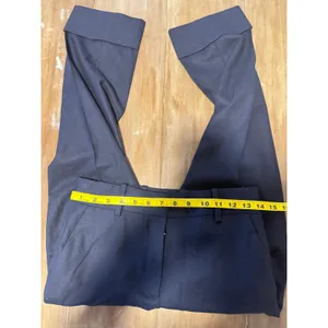 COS Navy Wool-Blend Cuffed Ankle Dress Pants Navy Blue Normcore Career‎ Size 2 thumbnail 7