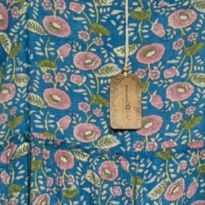 Natural Life Berkley Maxi Dress Blue Pink Green Cream Floral Small thumbnail 2