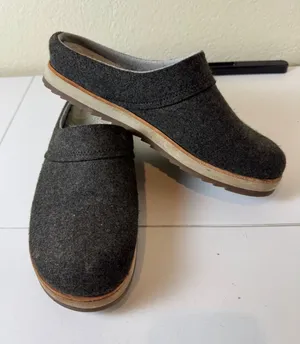 Merrell Juno Clog Wool Women Size‎ 9 Charcoal Grey Cozy Warm Minimalist Shoes thumbnail 1