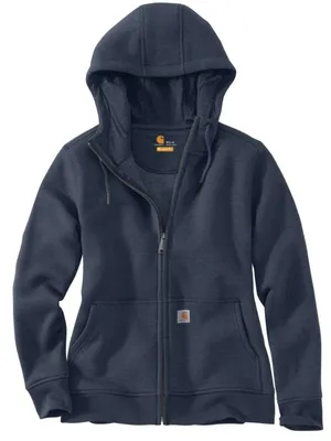 Carhartt Womens Clarksburg Full Zip Hoodie 102788 Navy Blue Heavyweight Workwear thumbnail 6