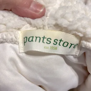 The Pants Store Cozy Off White Sherpa Vest Hoodie thumbnail 7