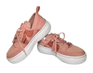 WOMEN'S NIKE COURT VISION ALTA TXT PLATFORM SNEAKERS 9.5 pink basketball casual thumbnail 7