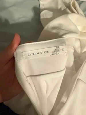 Altar'd State White Dress thumbnail 4