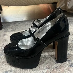 FINAL PRICE Mix No. 6 Shiny Black Heels thumbnail 4