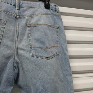 Asos Womens Denim Jeans Shorts Size 34 Waist Blue Preppy Deconstructed Casual thumbnail 6