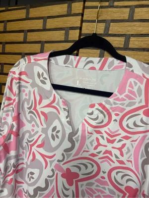 Light babe uv protection pink and white dress size large thumbnail 3