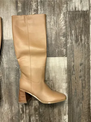 Billini Tan Over-the-Knee Block Heel Boots Size 7 thumbnail 10