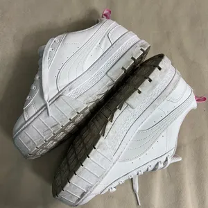 Puma Mayze Floral Platform Sneakers White Pink Embroidered Women’s 8.5 thumbnail 6