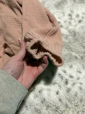 Pink OTT Long Sleeve Blouse thumbnail 4