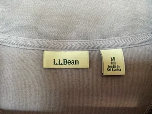 L.L. Bean Women Full Zip stand collar Hoodie size M reg purple thumbnail 11