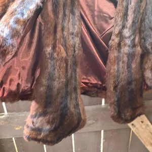 Luxury Vintage Real Fur 1940s Mink Cape/Vest/Stole Mint Condition Mob Wife Vibe thumbnail 7