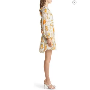 VICI Floral Long Sleeve Cutout Chiffon Babydoll Dress NWT Size XL‎ thumbnail 11