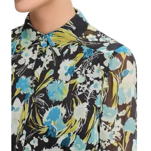 Cinq À Sept Lyra Obsidian Tossed Floral Mini Dress Ruffle Tiered Size 8 thumbnail 3