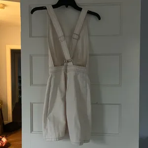 BDG white denim mini dress with pockets thumbnail 8