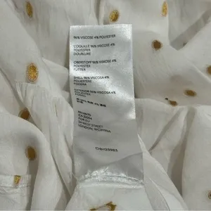 Anthropologie Augustine Tiered Sheer Maxi Dress Milk Maid Cottagecore Feminine L thumbnail 8