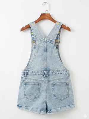Her Universe Disney Winnie the Pooh Eeyore Denim Shortalls Overalls Small S thumbnail 2