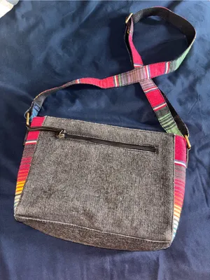 Ariat Leopard Print Crossbody with Multicolor Red Strap thumbnail 3