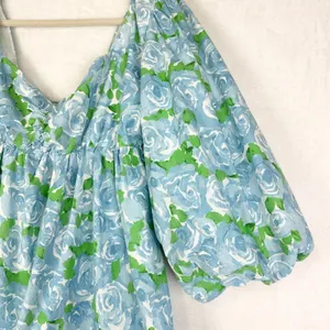 Show Me Your Mumu Mandi Mini Dress Size XL Something Blue Floral thumbnail 5