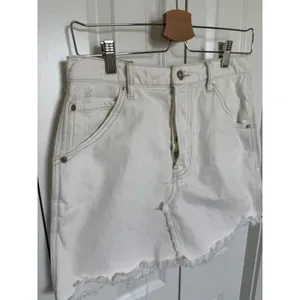Free People Women's Brea Cotton Cutoff Denim Skirt Deco 28 thumbnail 5