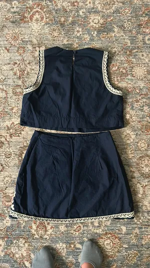 Mabel Embriodered Top And Skirt Set thumbnail 5