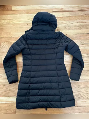 Save The Duck Women’s Long Puffer Coat Black S Plumtech thumbnail 15