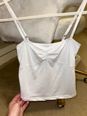 Amazon White Women's Cami Tank Top thumbnail 1