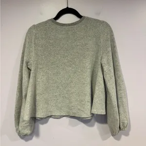 Women's Gray Inside Out style‎ Altar'd State Crop Sweater thumbnail 3