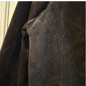 Chico's Brown Leather Quilted Button Front Jacket Coat Size‎ 16 (3) Women's thumbnail 3