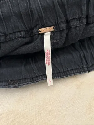 Free People Tahiti Cargo Pant in Black thumbnail 5