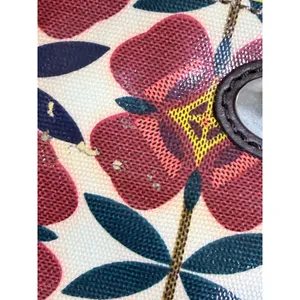 Fossil Key-Per Crossbody Bag Retro Floral Red Yellow Turnlock Pocket Purse thumbnail 8