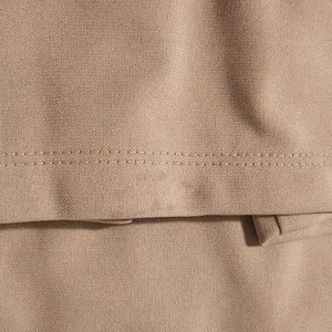 H&M Khaki Fitted Midi Slip Dress Size Small NWT Flaws thumbnail 10
