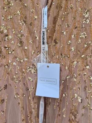NWT Mac DUGGAL 20295 Embellished V Neck Long Sleeve A Line Gown Size 24 thumbnail 15