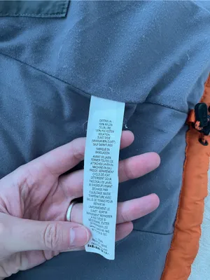 LL Bean Goose Down Puffer Vest. Orange Size XS thumbnail 7