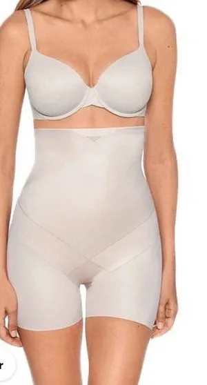 Miraclesuit Tummy Tuck Extra Firm Control High-Waist Bike Shorts 2416 Warm Beige thumbnail 1