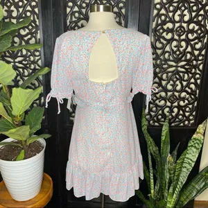 City Vibe Floral Print Baby Doll Dress thumbnail 5