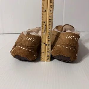 UGG SN 1106878 Ansley brown suede sheepskin-lined slippers women size 9 thumbnail 6
