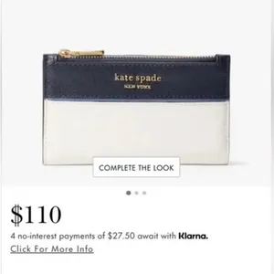 Kate Spade Morgan Colorblock Slim Wallet- NWOT thumbnail 2