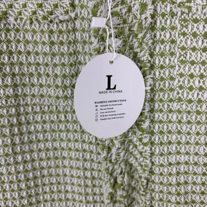 Pemhea Collection Tweed Dress Green Short Sleeve Shift Career Work Size Large thumbnail 5