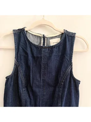 Reformation Citron Denim Mini Dress thumbnail 2