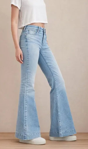 American Eagle High Rise Flare | 70s Inspired Denim thumbnail 1