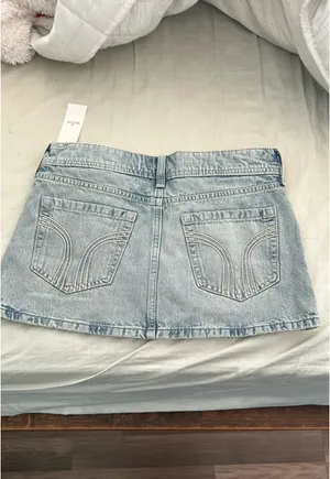 Hollister Mini Skirt Denim thumbnail 3