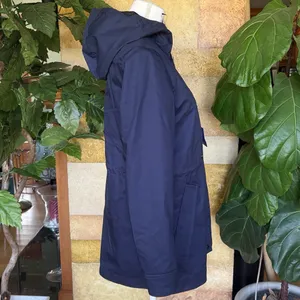 Hunter Women’s Wind & Water Resistant 100% Cotton Raincoat Hooded Jacket Size XS thumbnail 7
