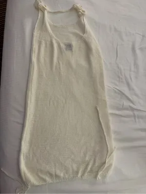 Princess Polly Cream Knit Cami with Adjustable Tie Hem thumbnail 2