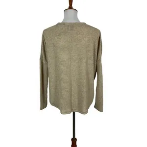Out From Under Cardigan Tan XS Long Sleeve Cozy Cottagecore thumbnail 5