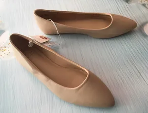 Taupe Flats, Size 10 Tan thumbnail 1