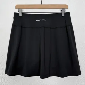 Sweaty Betty All Day Skort Black Active Athletic Tennis Size Large thumbnail 2