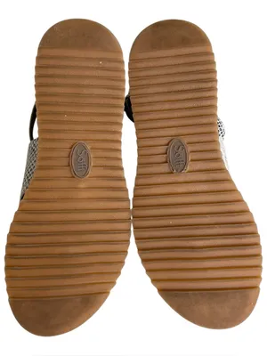 EUC Sofft Leather Snakeskin Sandals Size 9 thumbnail 8