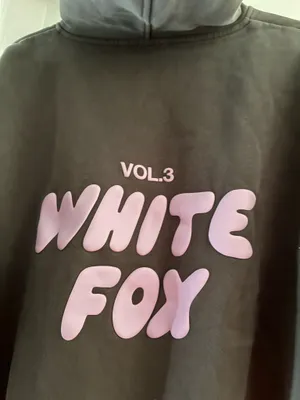 White Fox Hoodie S/M Boutique thumbnail 5