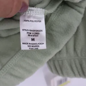 No Boundaries Desert Sage Green Butterfly Polar Fleece Quarter Zip Pullover M thumbnail 3