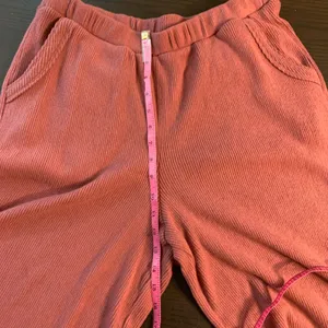 Torrid Sleep 0 Ribbed Wide Leg Lounge Pants Mauve Pink Large Soft Cozy Cabincore thumbnail 8